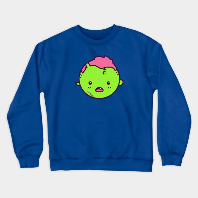 Cute Kawaii Zombie Kid Cartoon Crewneck Sweatshirt by SLAG_Creative